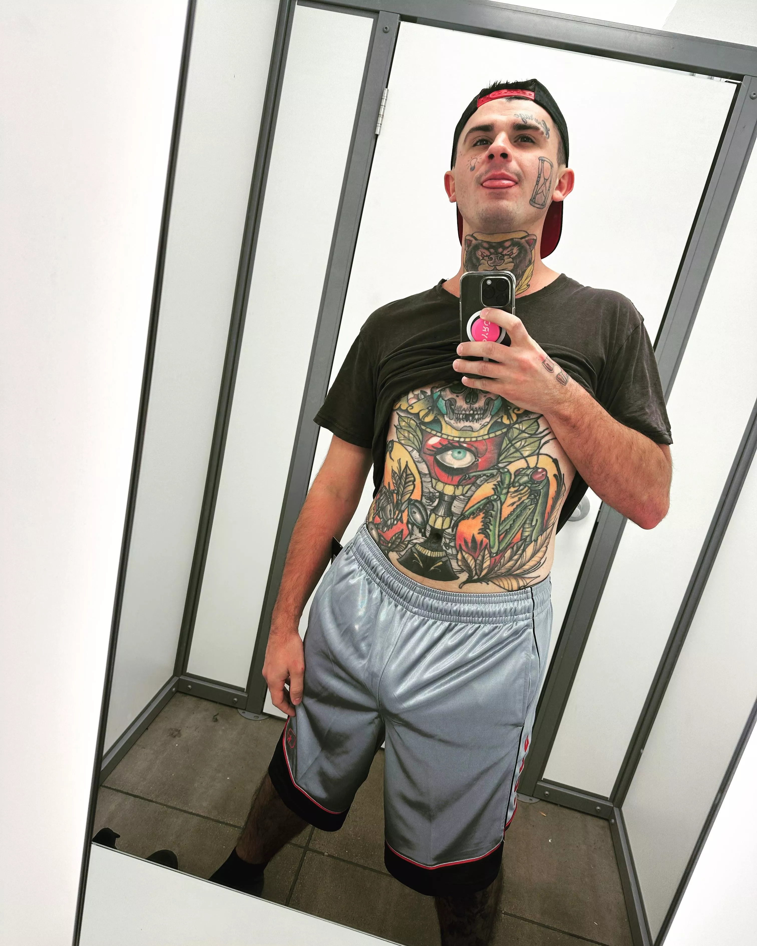 Grey Gym Shorts are the best 😍💕🍆