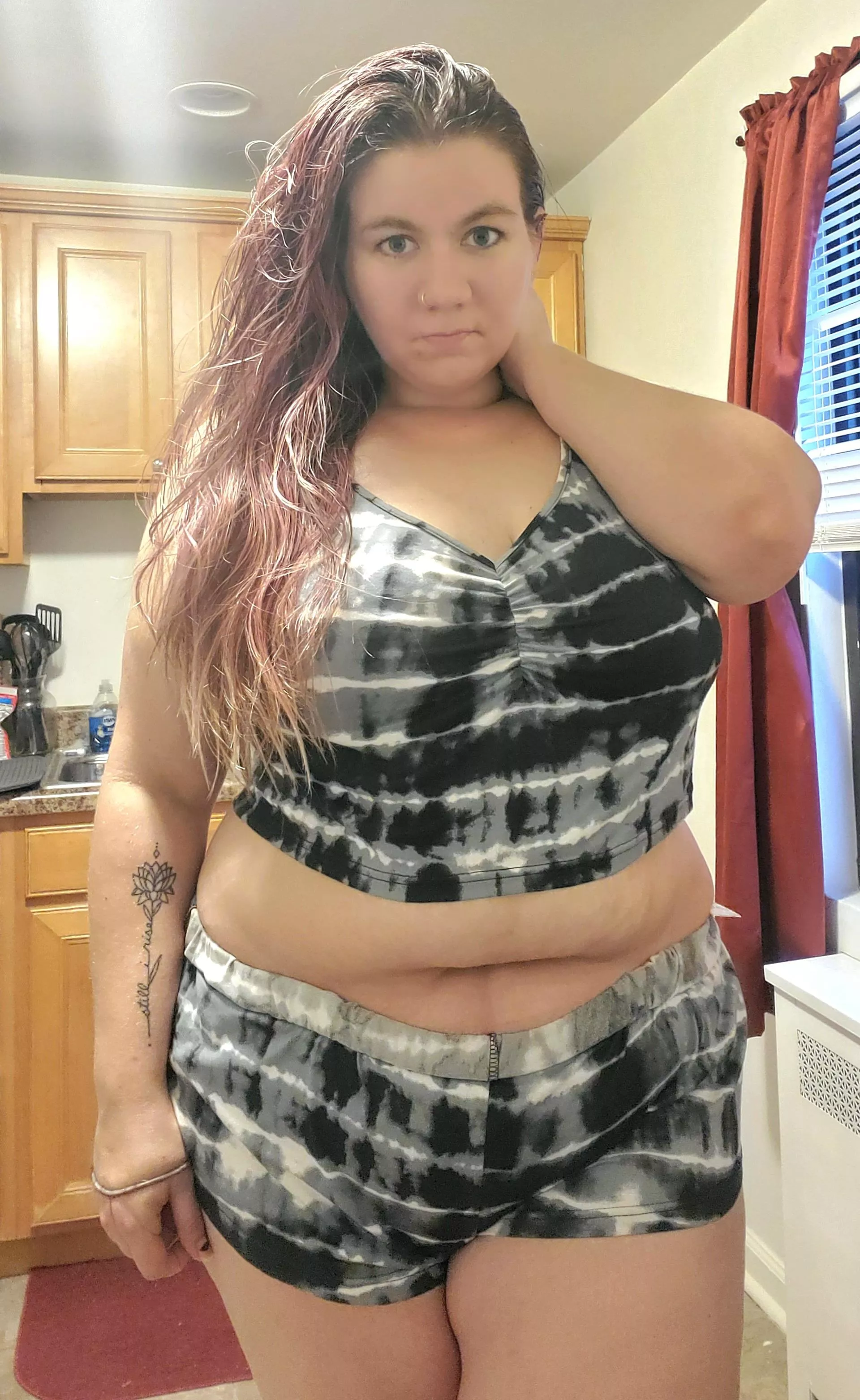 I never used to wear crop tops and shorts... now I love them