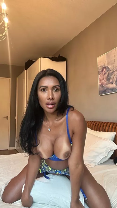 I want you to put your face in my boobs