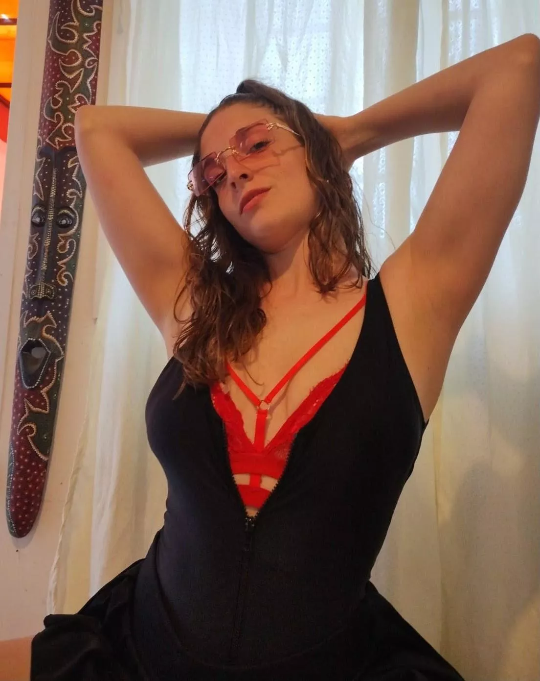 I'd make you lick my armpits if you're a good boy for mommy