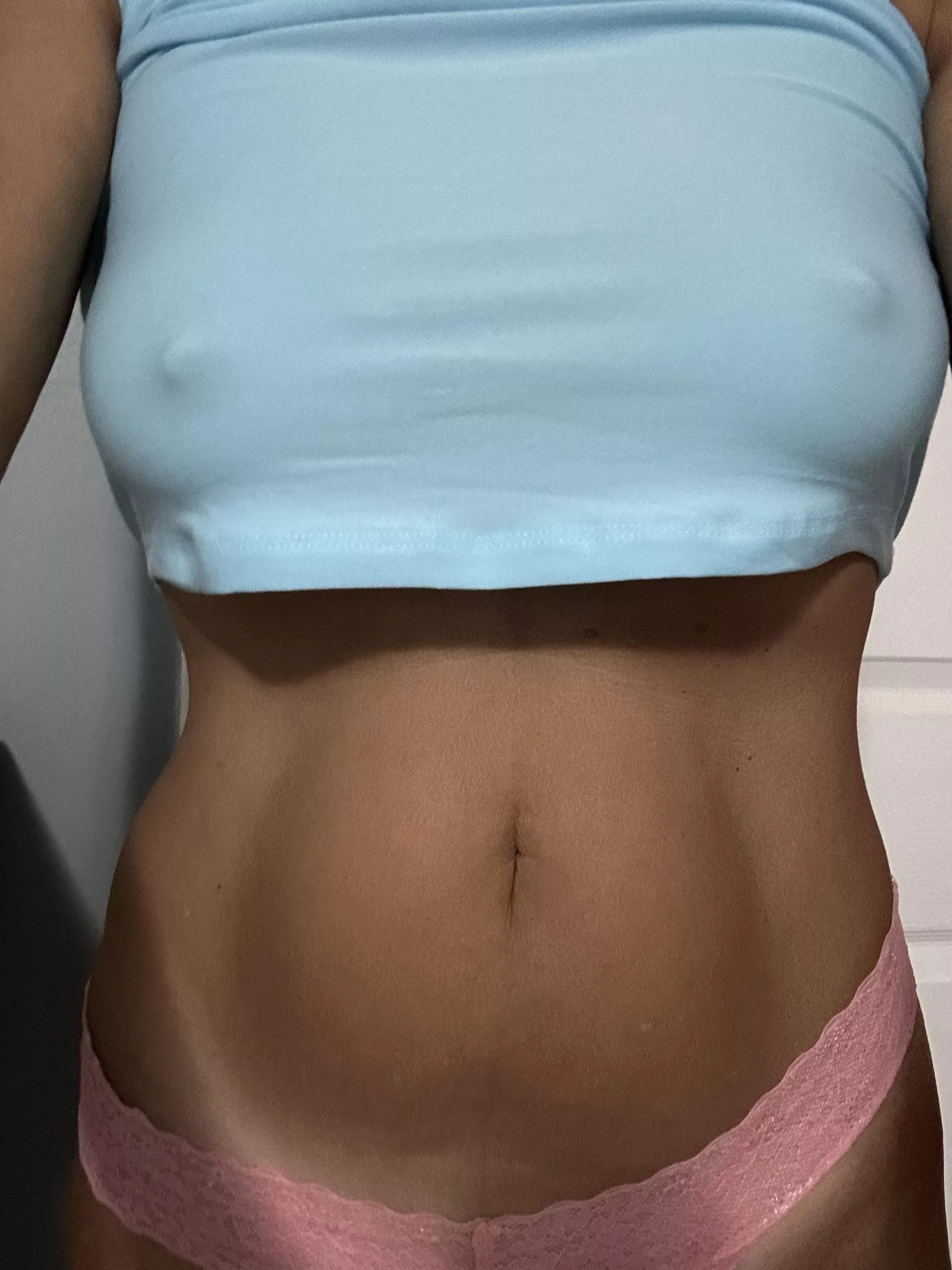 Just watched football and made dinner naked