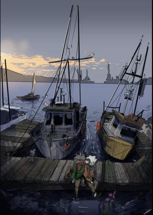 Nothing better than visiting an old seaside boat dock ❤️