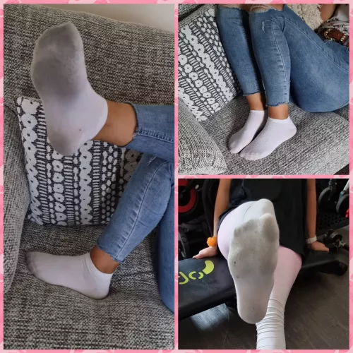 [SELLING] Sweaty potent ankle socks made to order- starting at £15[UK]pnp included - no time wasters/no free pics