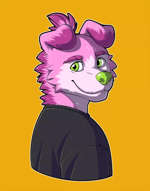 Simple character bust :) [art by me]
