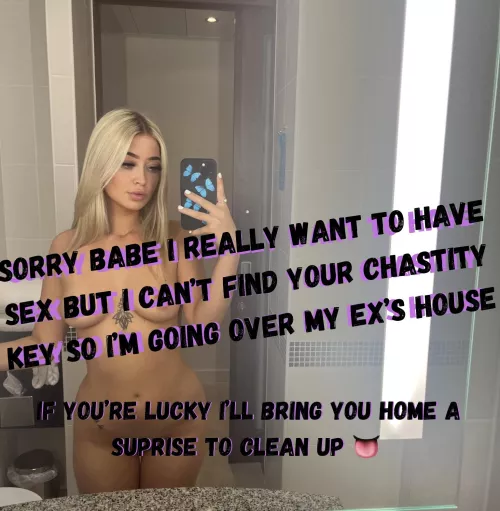 Sit tight and be a good cuck! I might reward you when I'm back [F19]