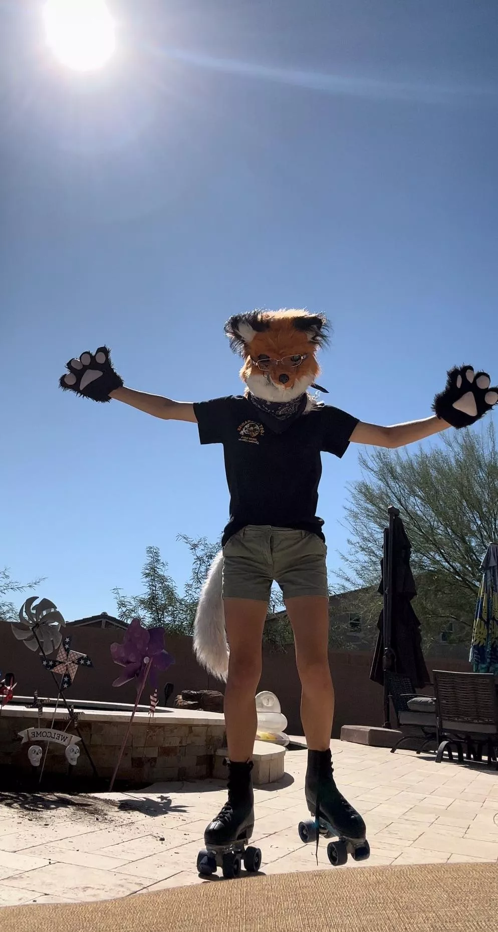 Skate time! 🦊🛼