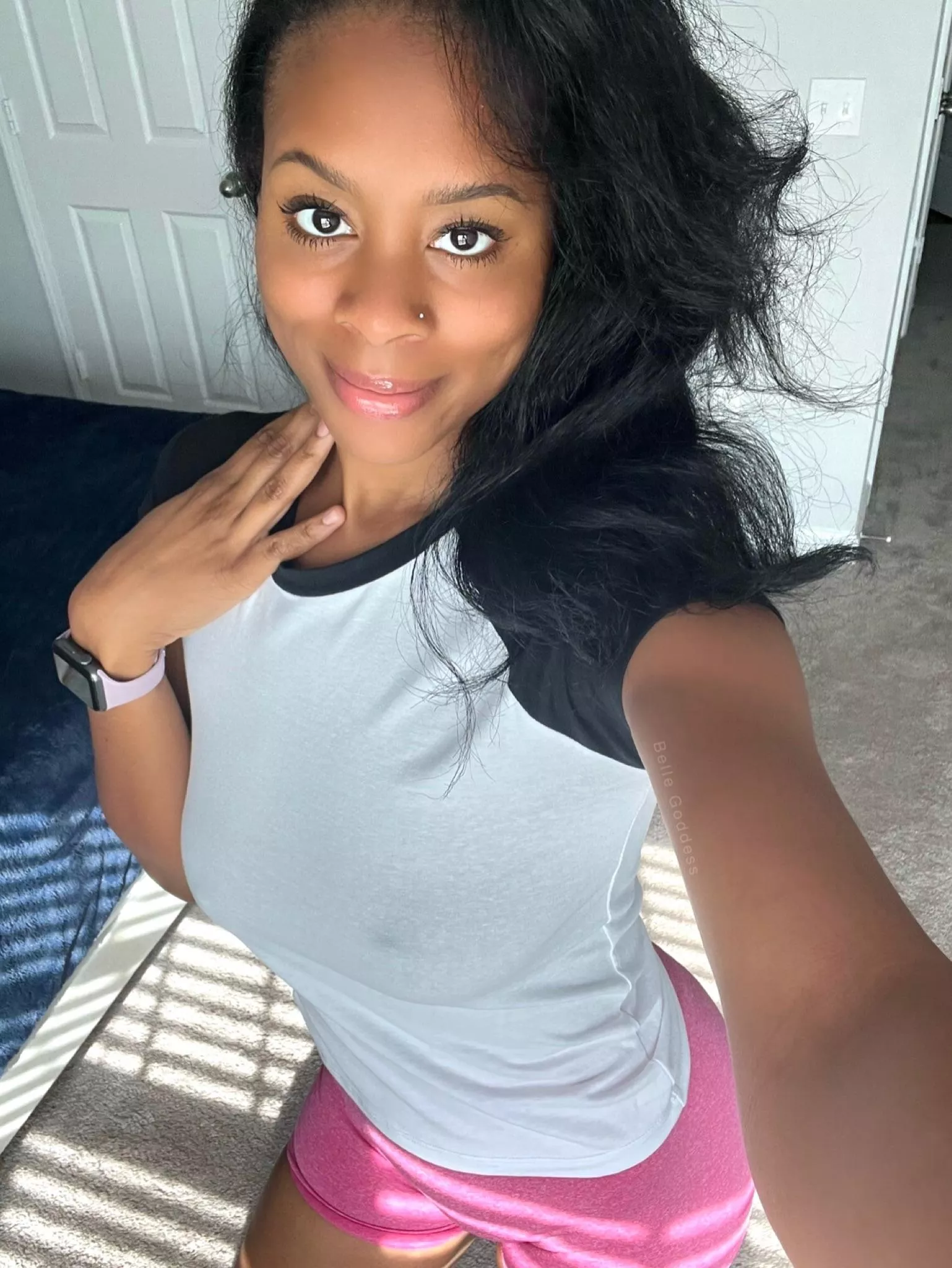 smiling and ready for cum