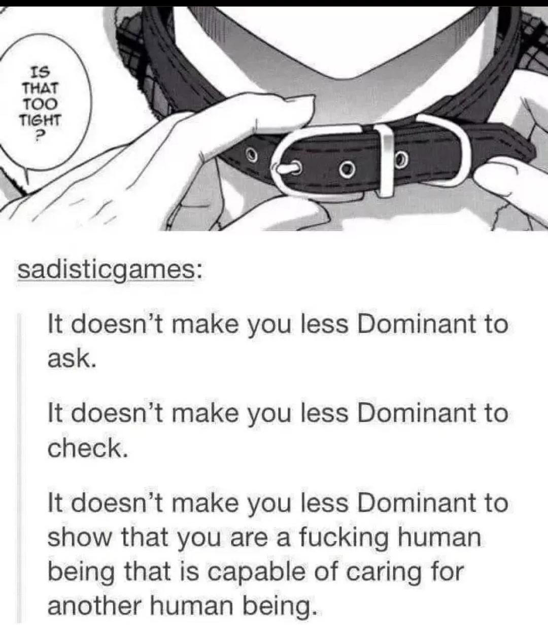 Soft Doms are still doms.