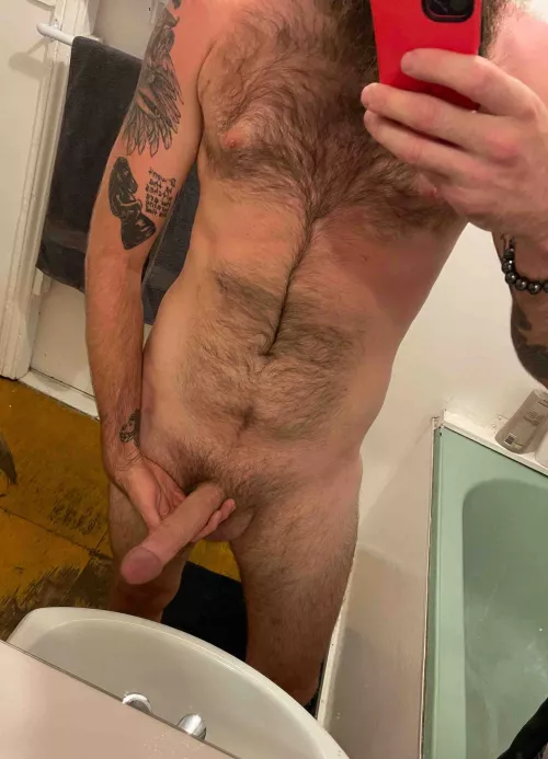 Straight out of the shower