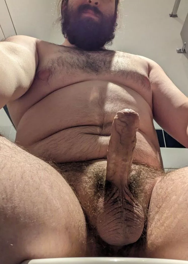 What would you do if you caught me like this in the bathroom at your work?