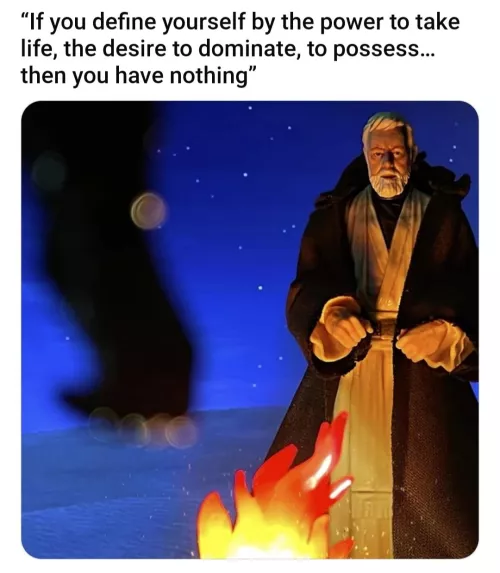 When I'm not horny and thinking about this genre, Sometimes this quote pops up in my brain, It just stucks from time to time.