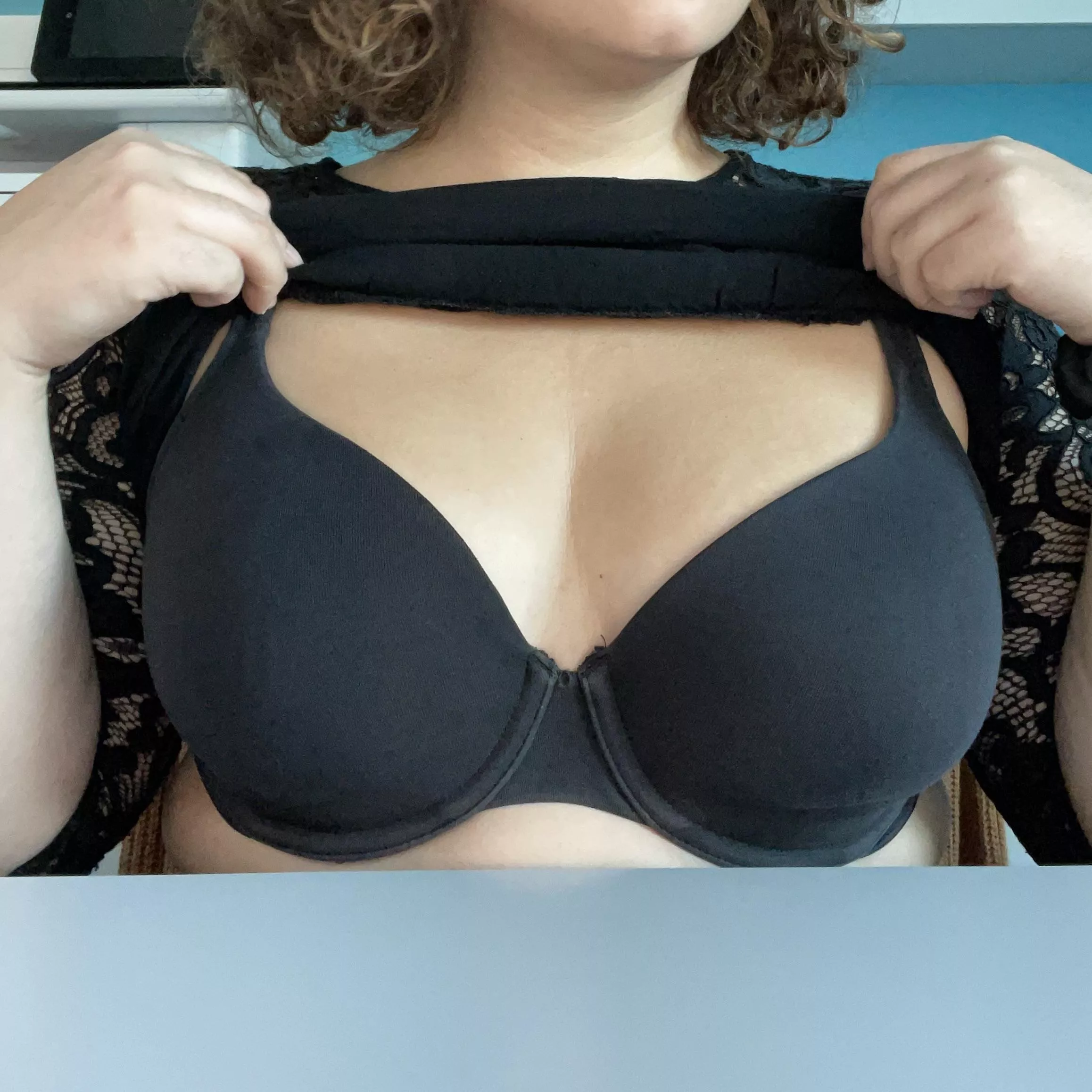 At my desk, waiting for our first patient. Thankful there’s no cameras in my office.