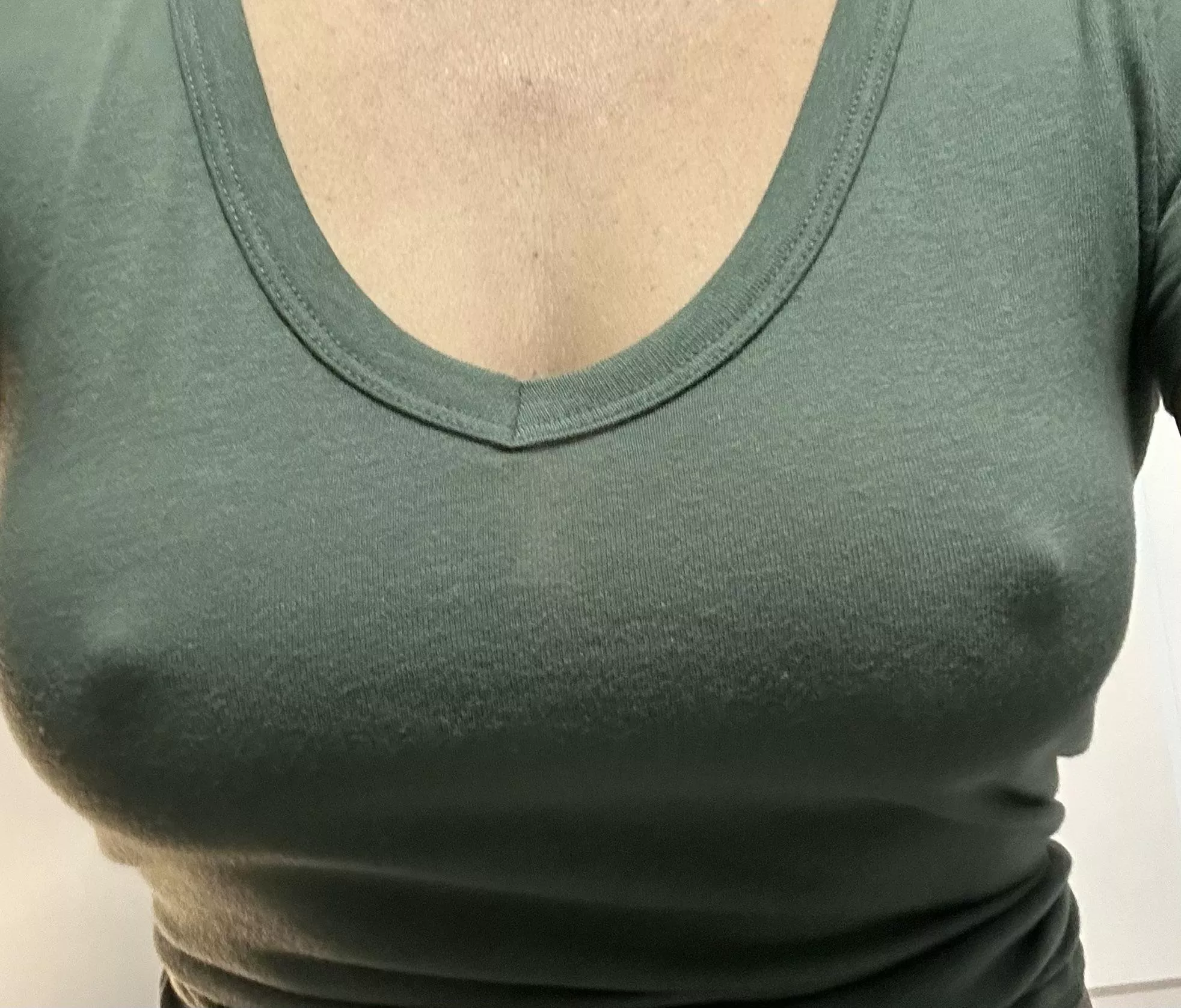 Bathroom selfie at work