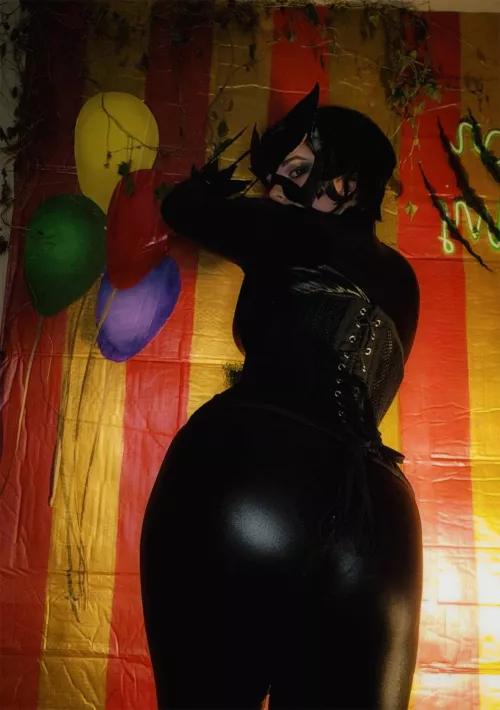 Cat woman cosplay (dc comics) by spookydressup