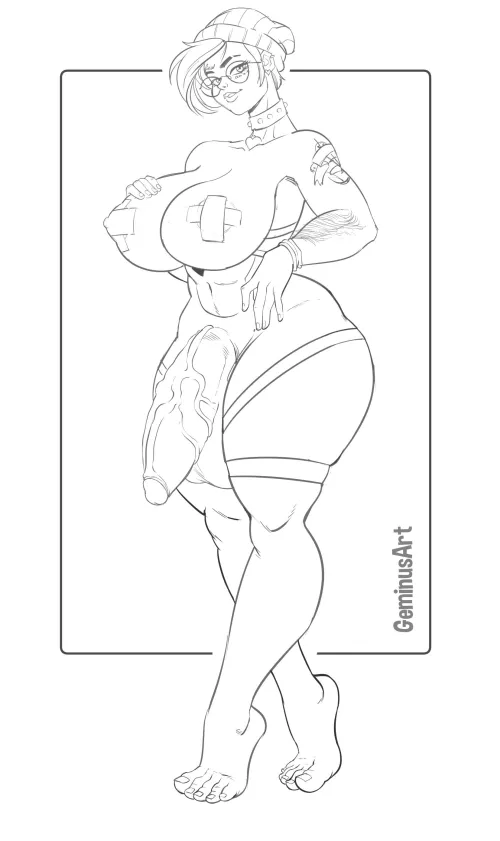 Do you like my glasses ?? (Artist: GeminusArt)