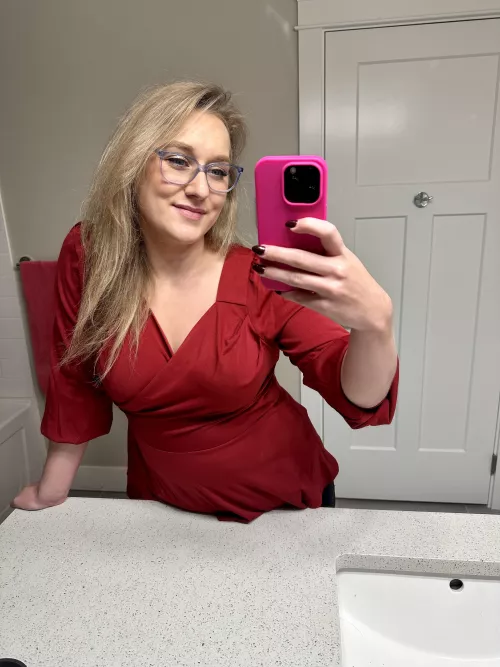 Feeling pretty in red