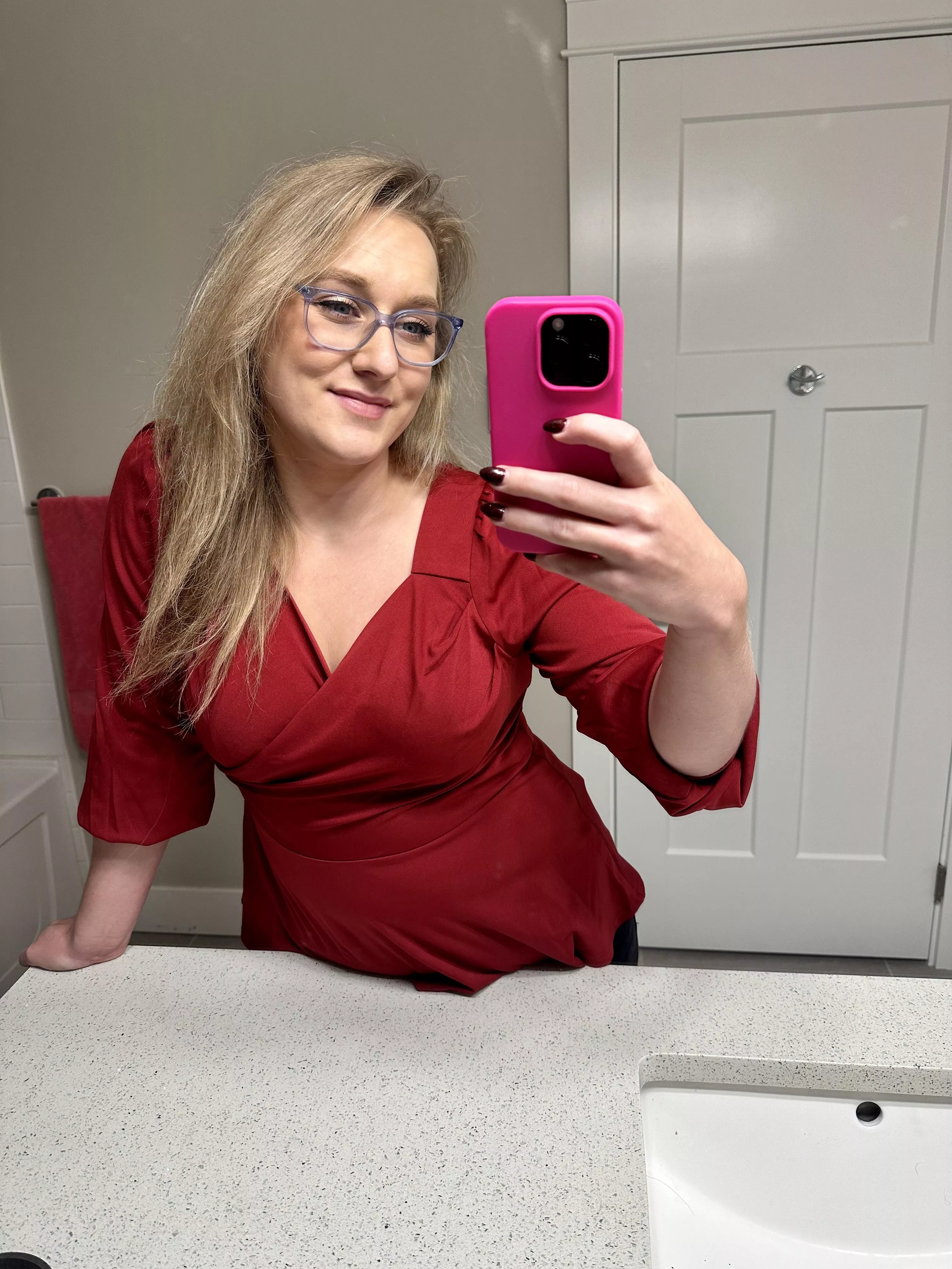 Feeling pretty in red