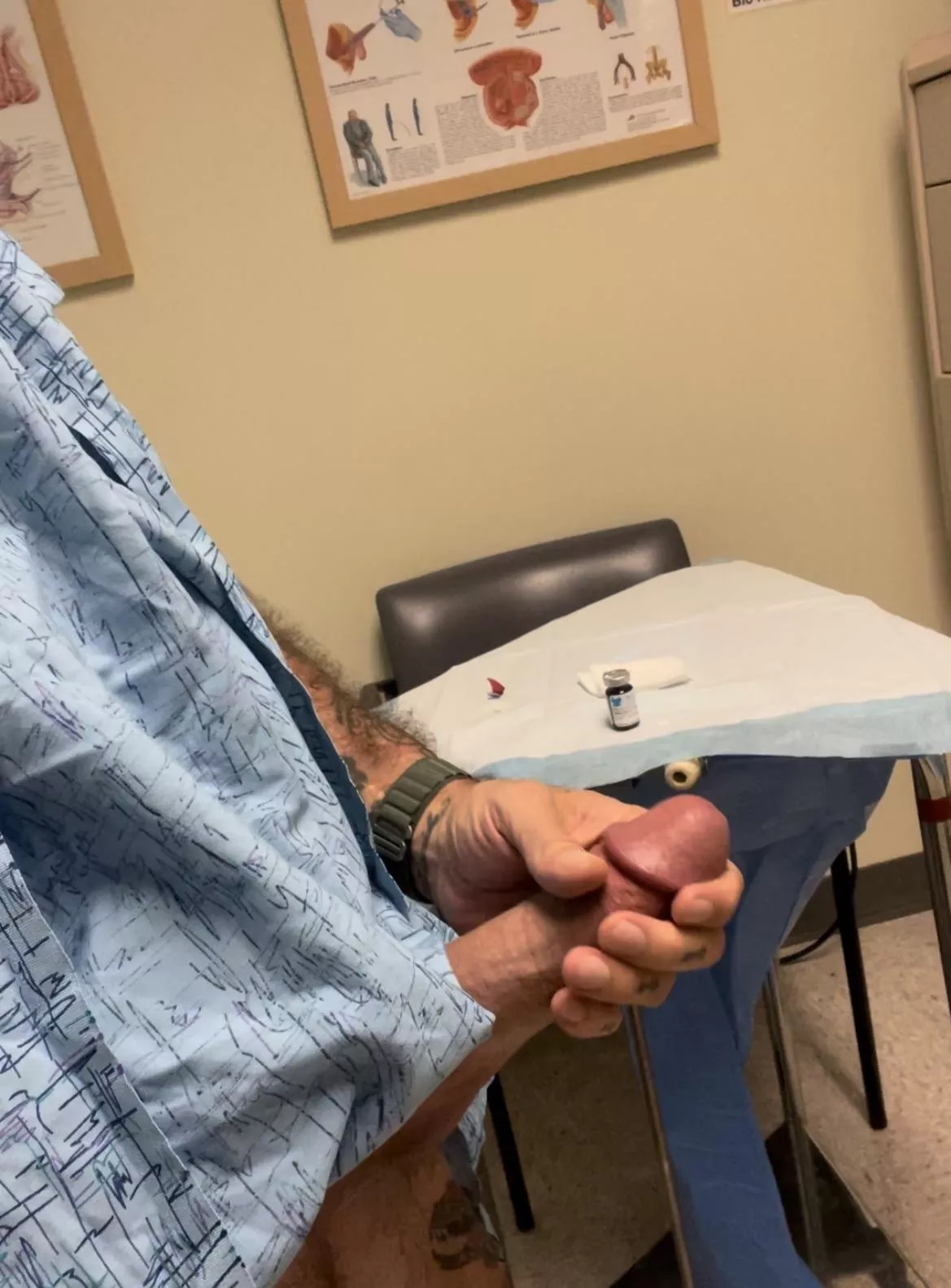 Getting hard at the doctor’s office