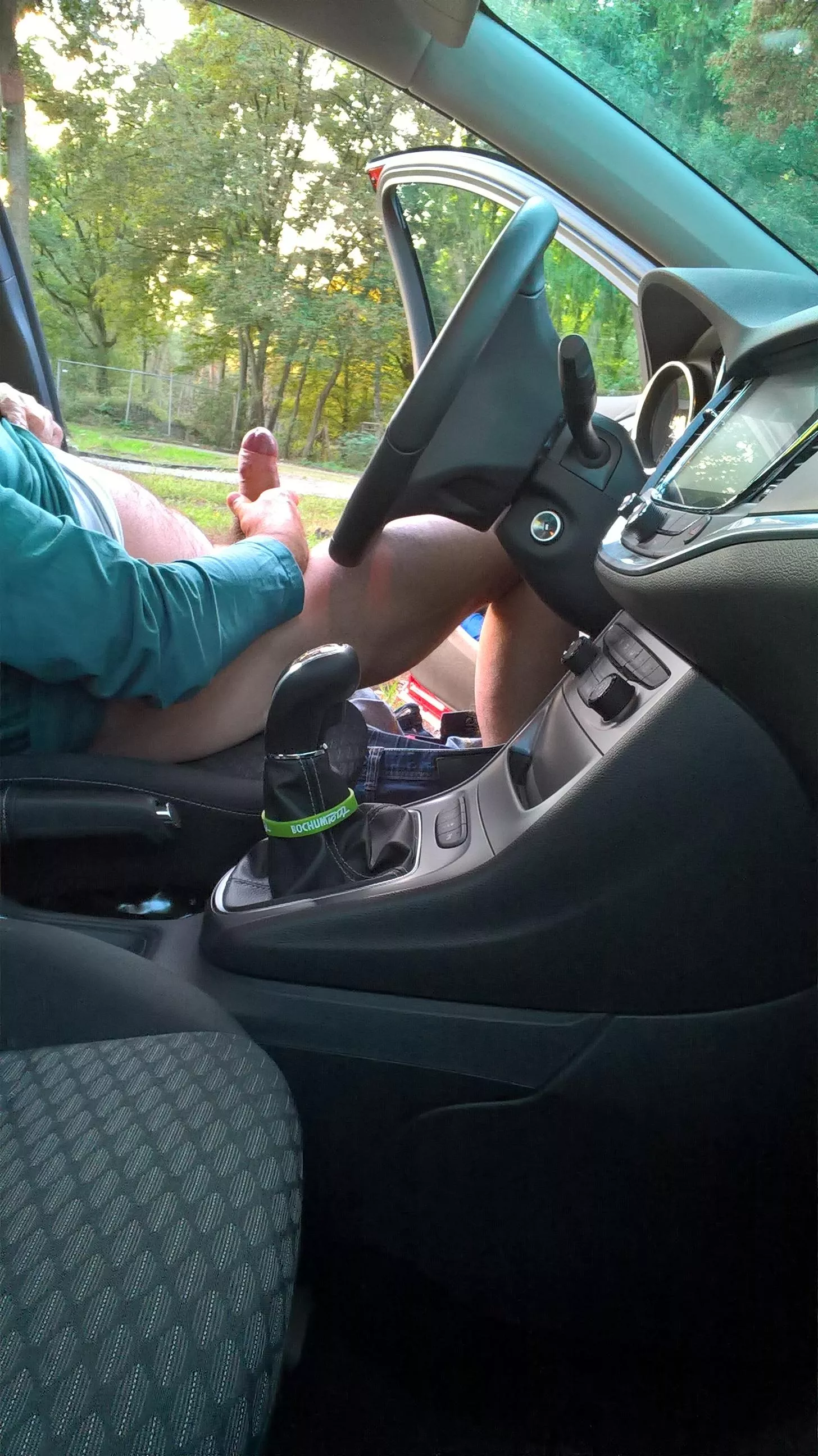 Having fun in the car