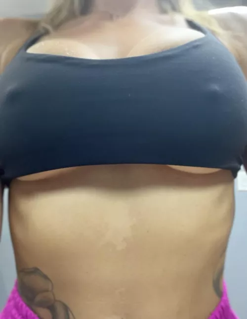 I guess I need bigger sports bras!