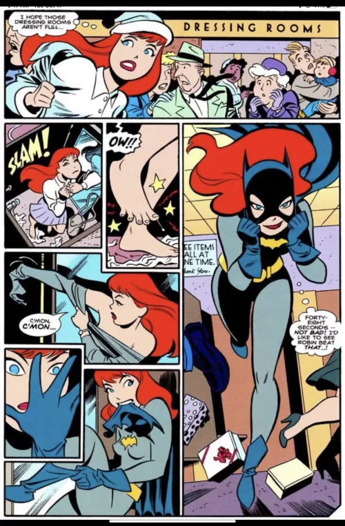 I love stuff where heroines have to change Costumes or getting naked in public.