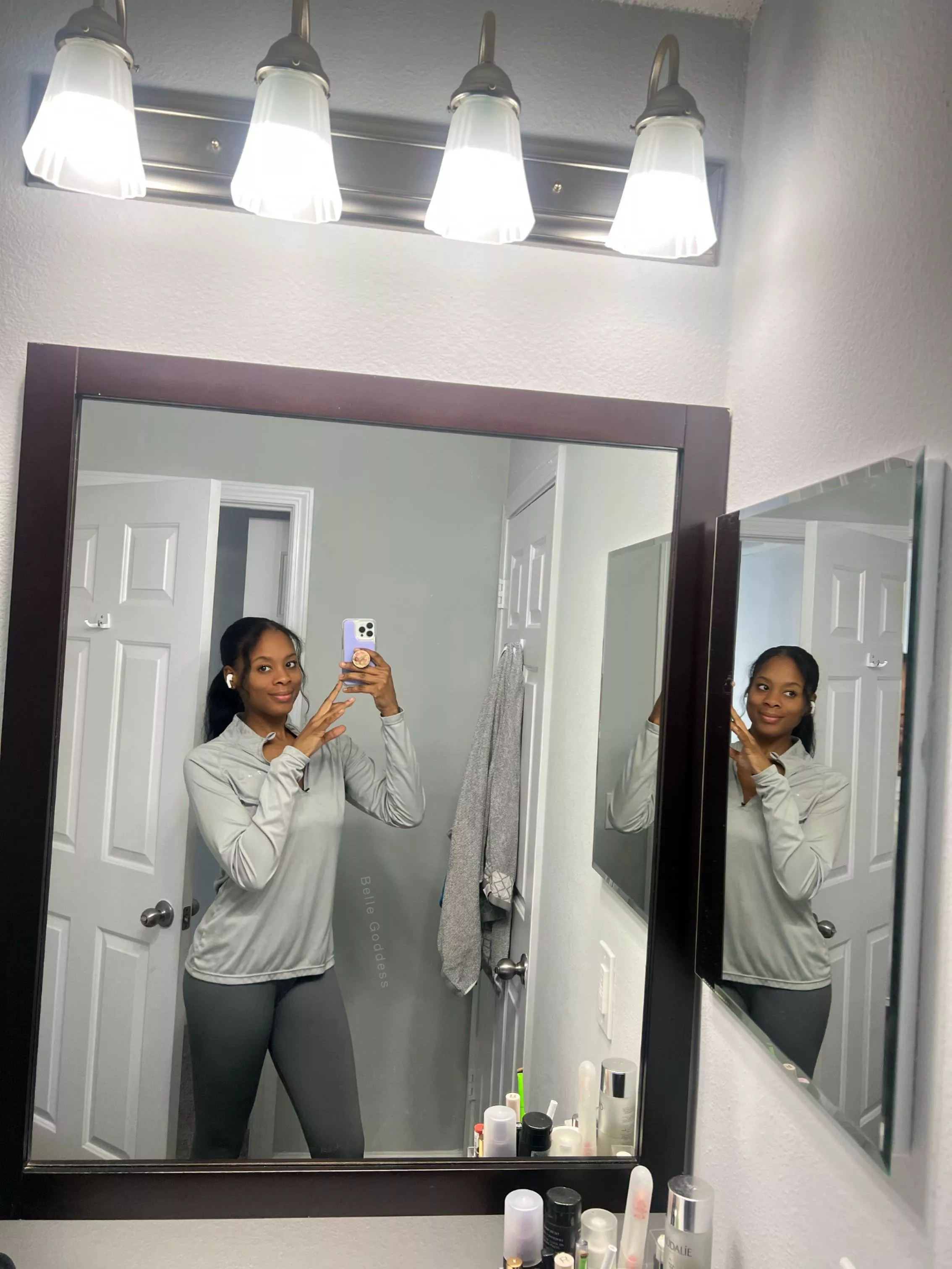 I think grey looks amazing on me but I like white better ;)