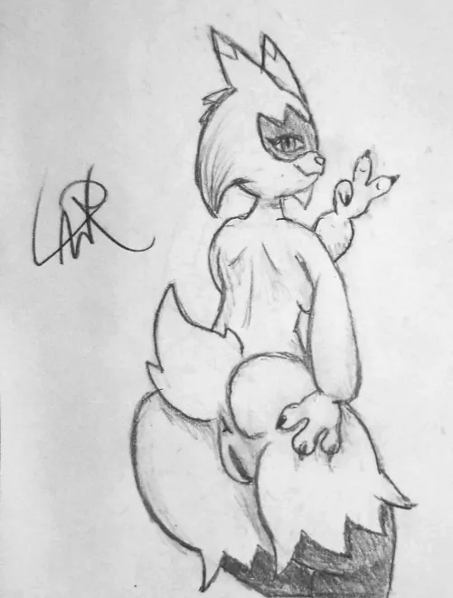 Meowscarada spreads her cheeks for you [F] (OC)