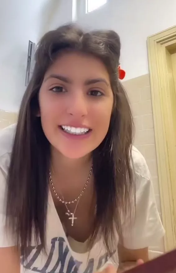 Pastor's daughter gives a peek