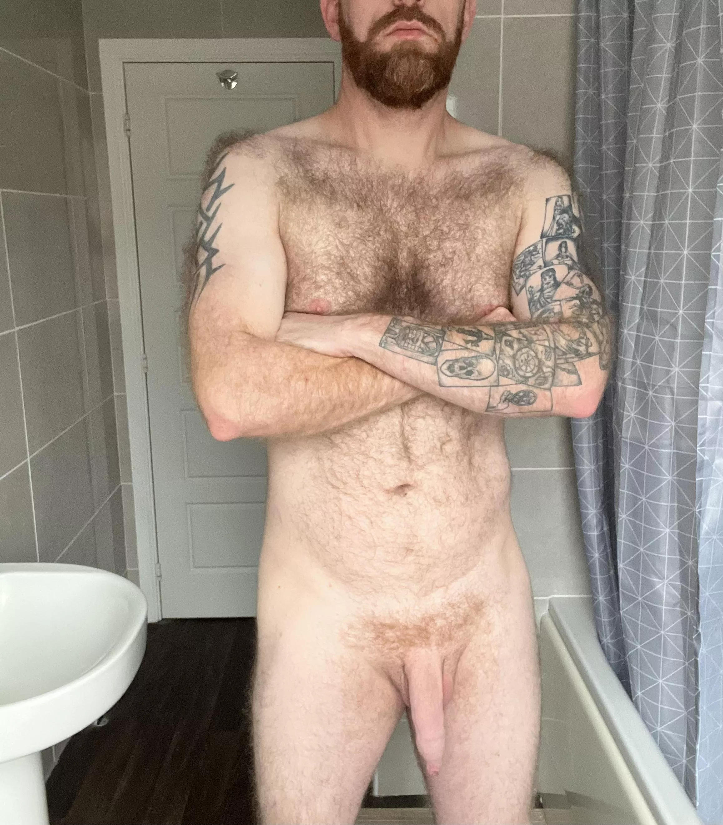 Redhead! Hairy! Naked!