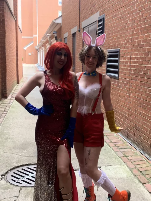 Roger and Jessica Rabbit