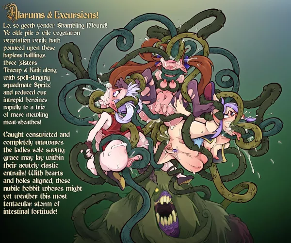 Three Halflings turned into the insatiable beasts fuck toys (Sparrow)