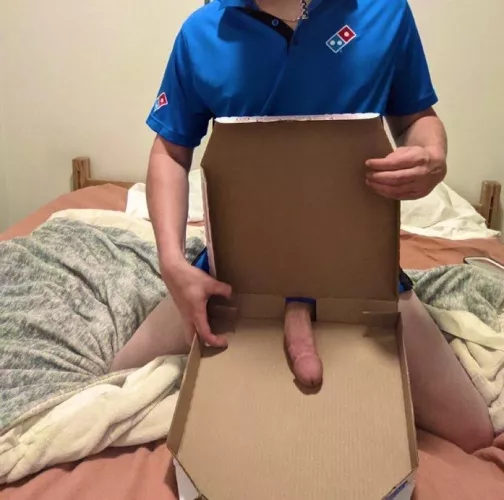 Who ordered the extra sausage?