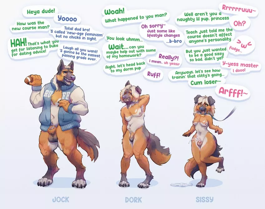 A course that will change life for the better (art by laseph) [Furry TGTF]