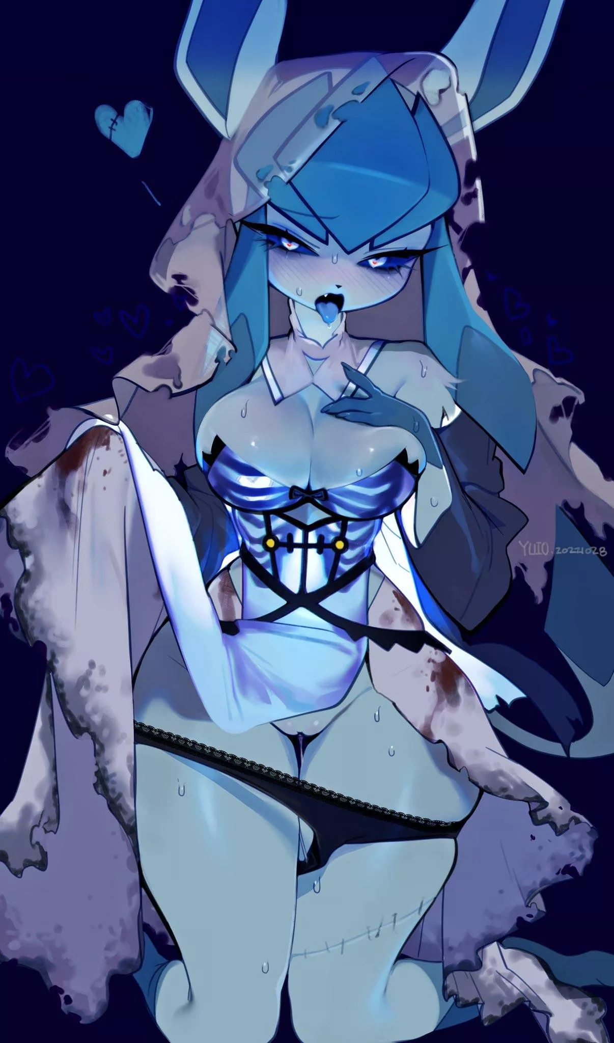A Halloween “smash” with a Glaceon