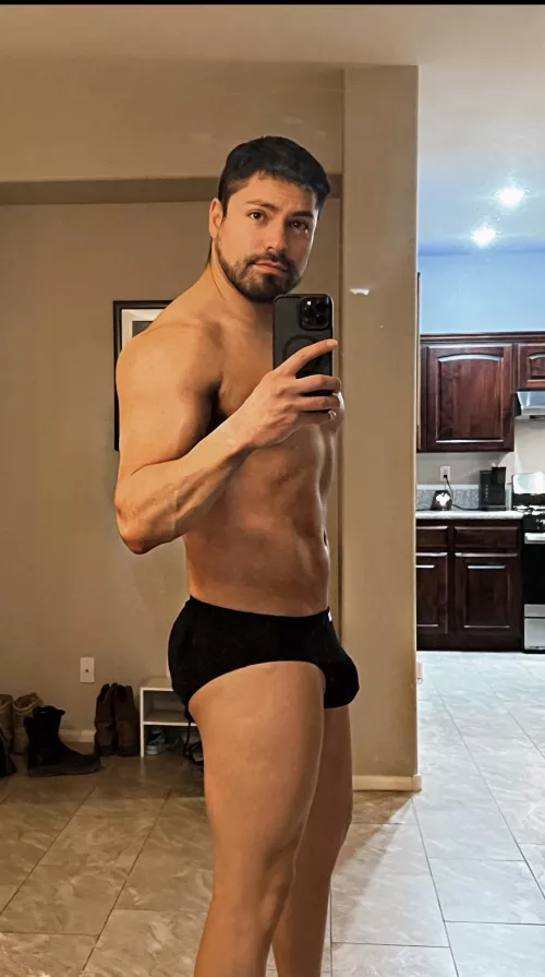 Acceptable to walk around like this if we were roommates?