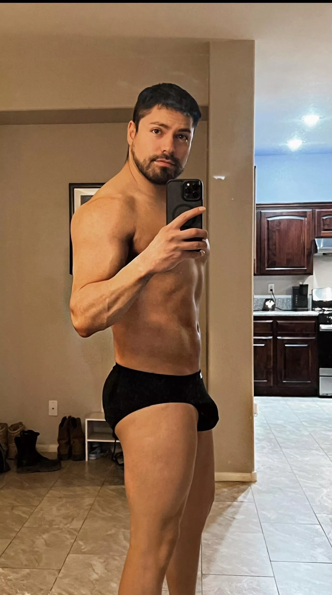 Acceptable to walk around like this if we were roommates?