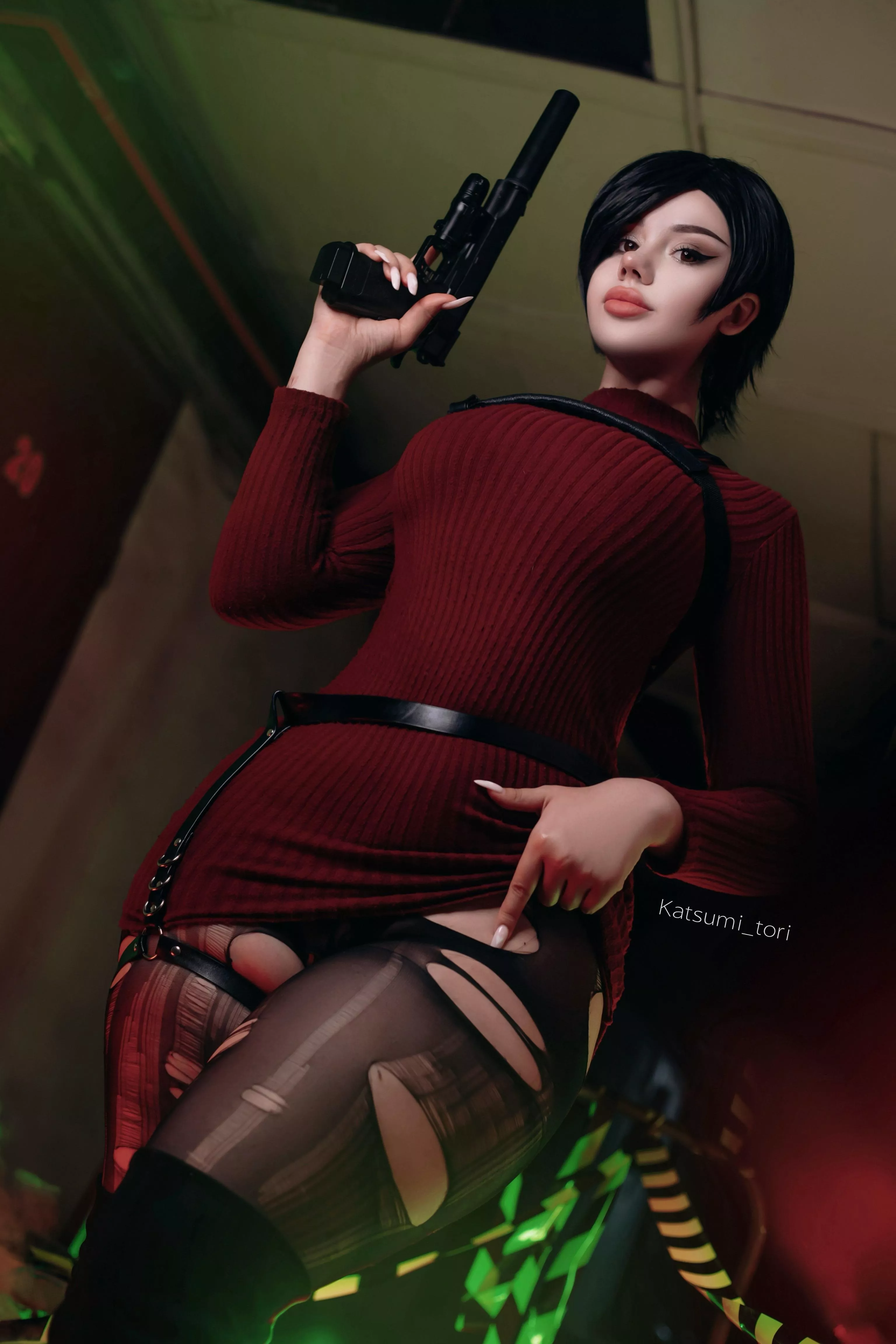 Ada Wong from Resident Evil 4 Remake by Katsumi_Tori