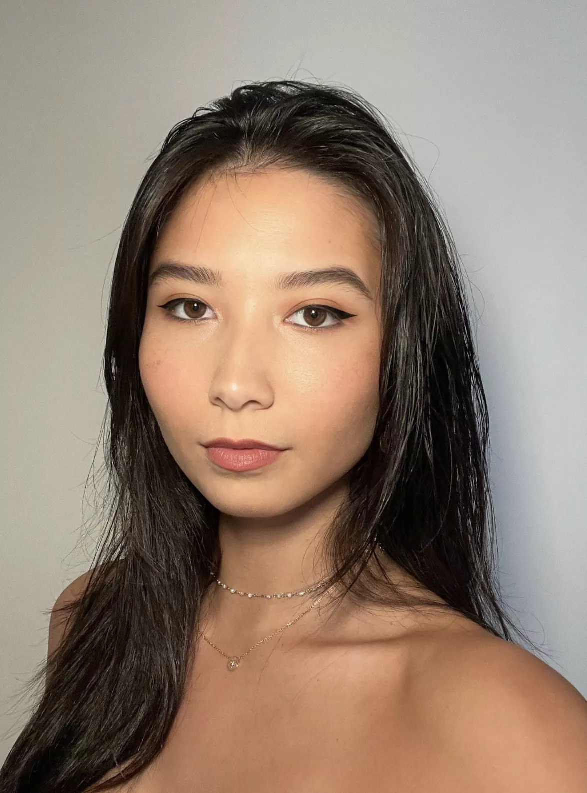 after shower quickie selfie