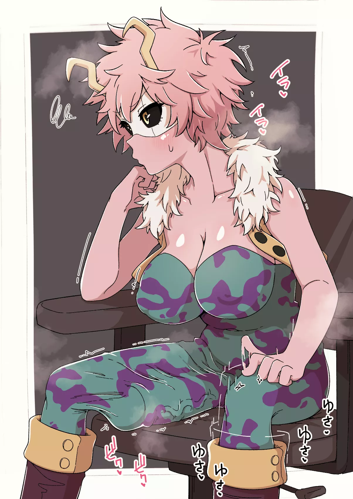 Ashido-chan who wants to go home and masturbate quickly (Artist:Hidane)