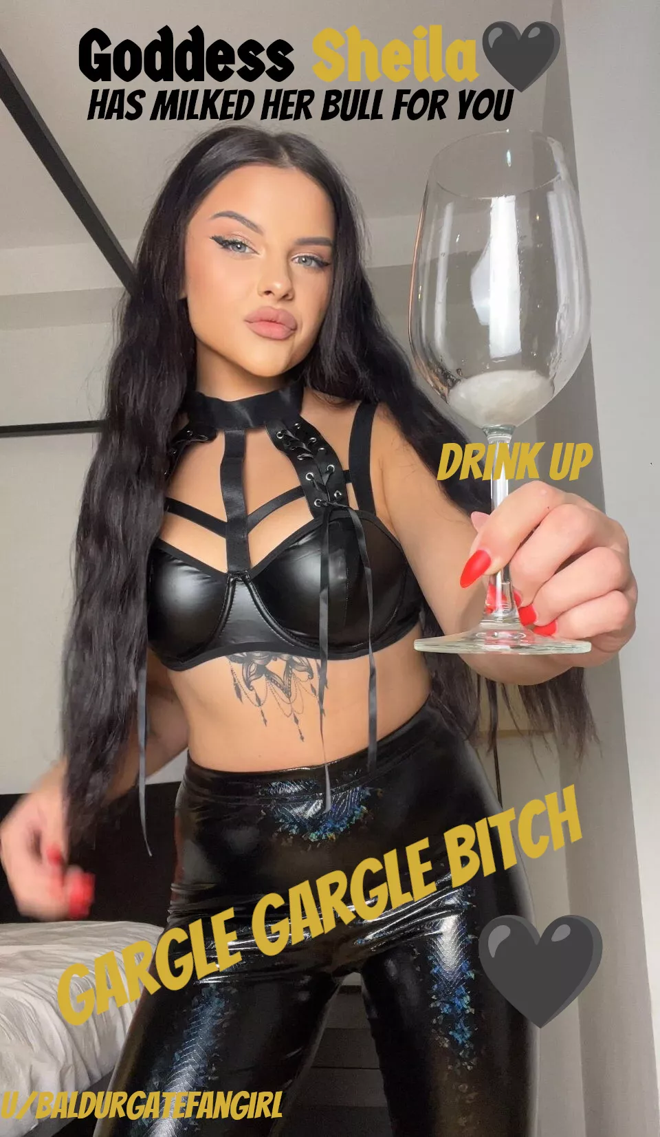 drink up for Goddess Sheila🖤 🖤 🖤 🖤