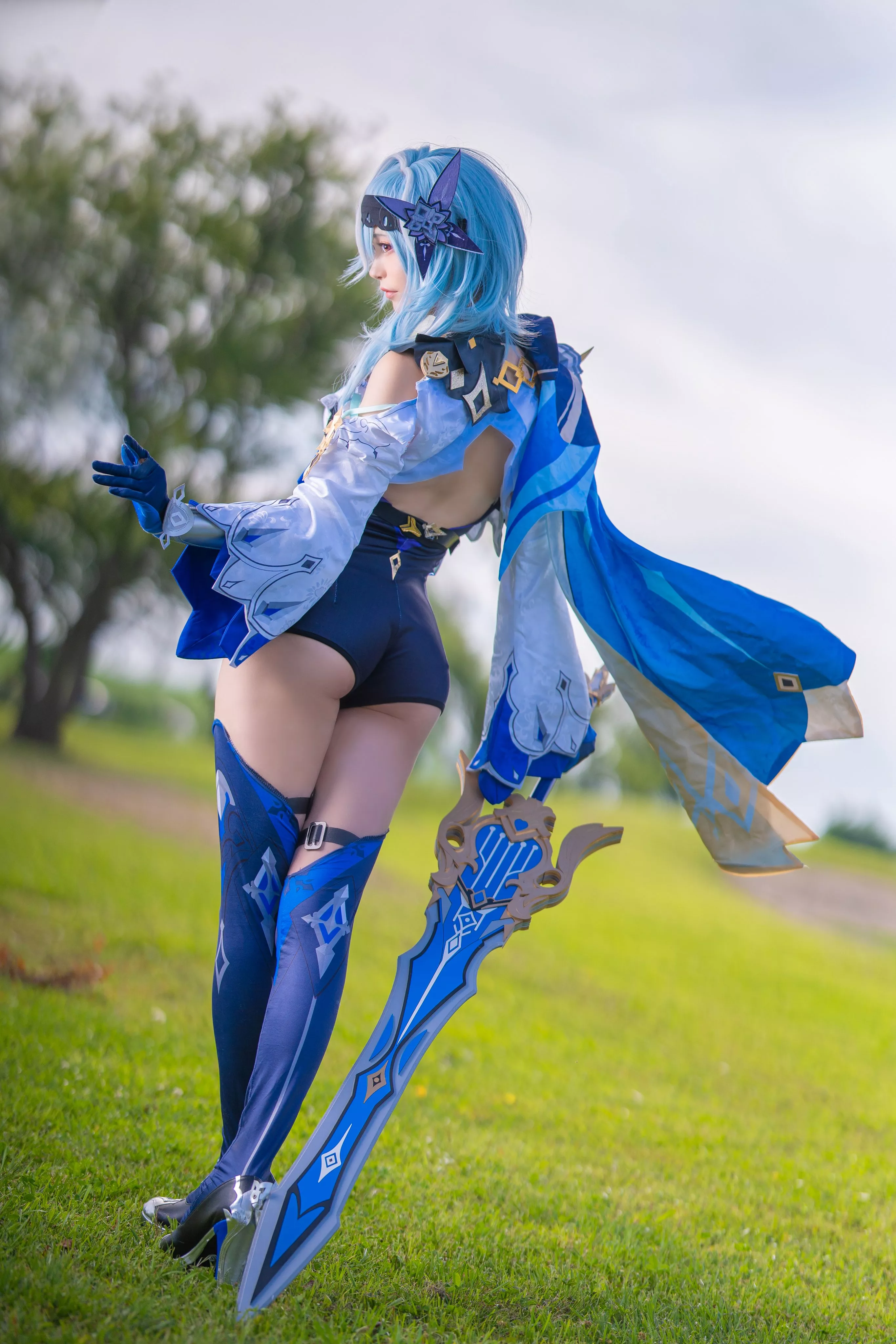 Eula from Genshin Impact by hakonyanya