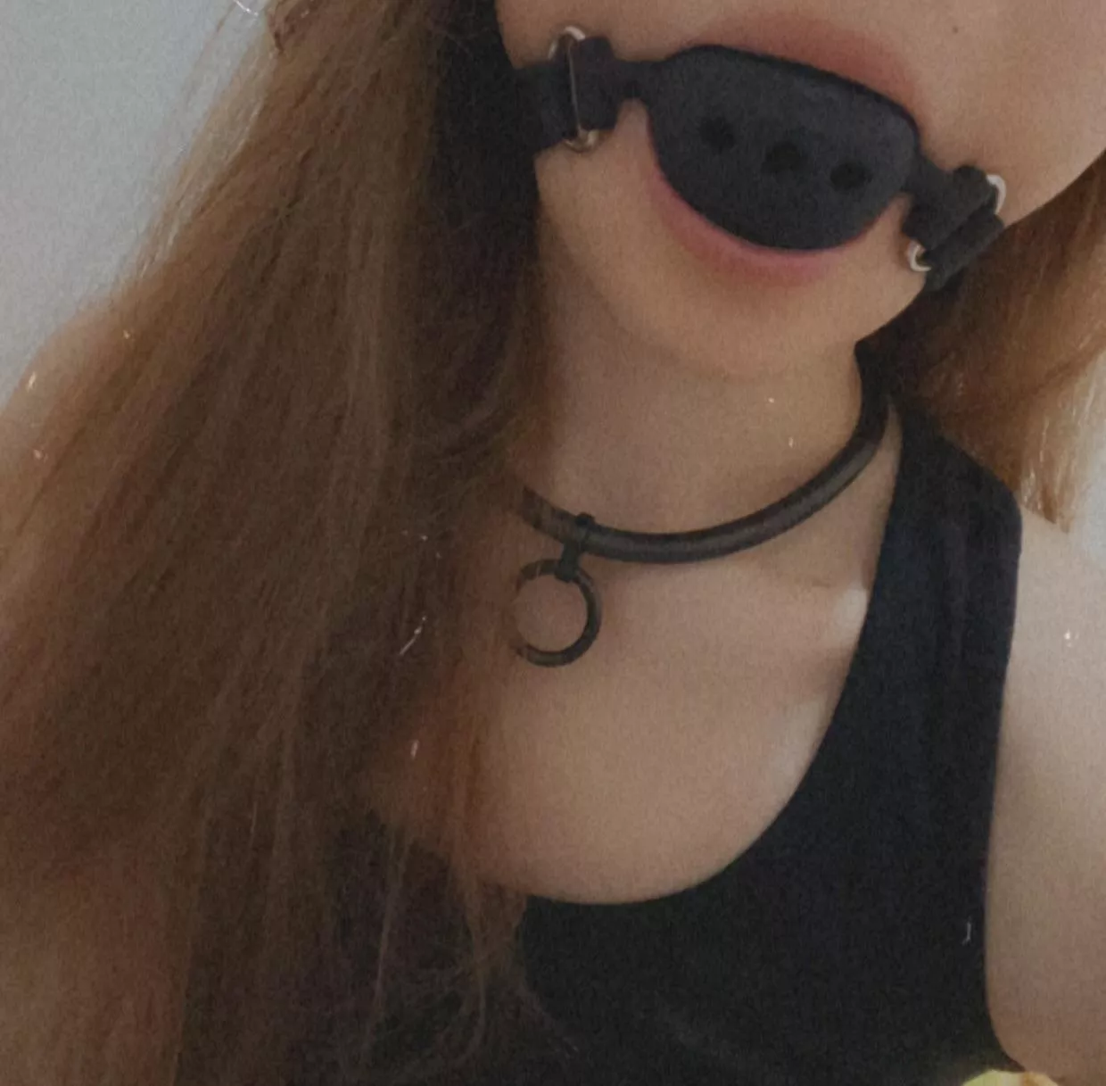 Gagged like a good pet