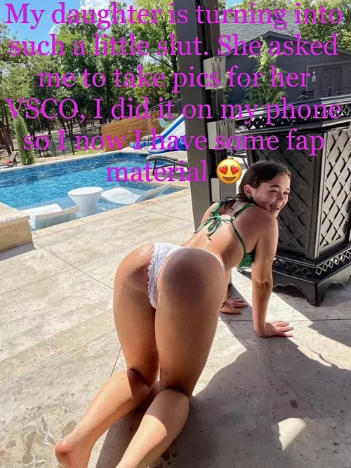 Her thighs and butt are so thick now that she’s 18