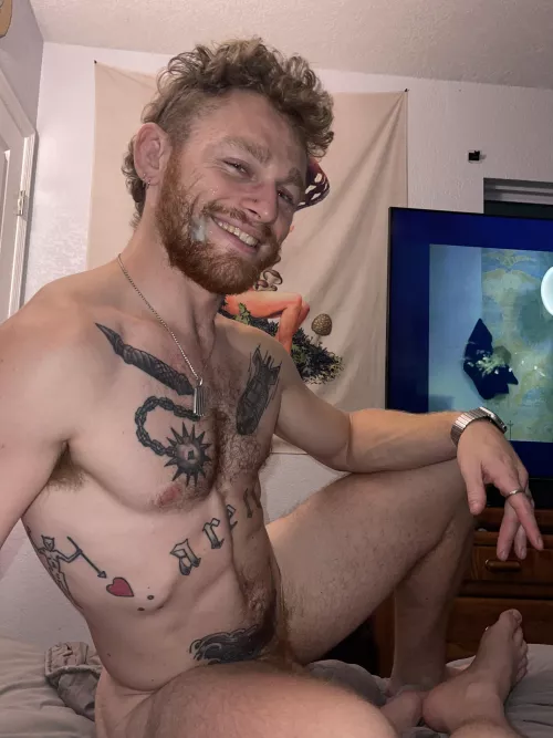 I got it all over my face