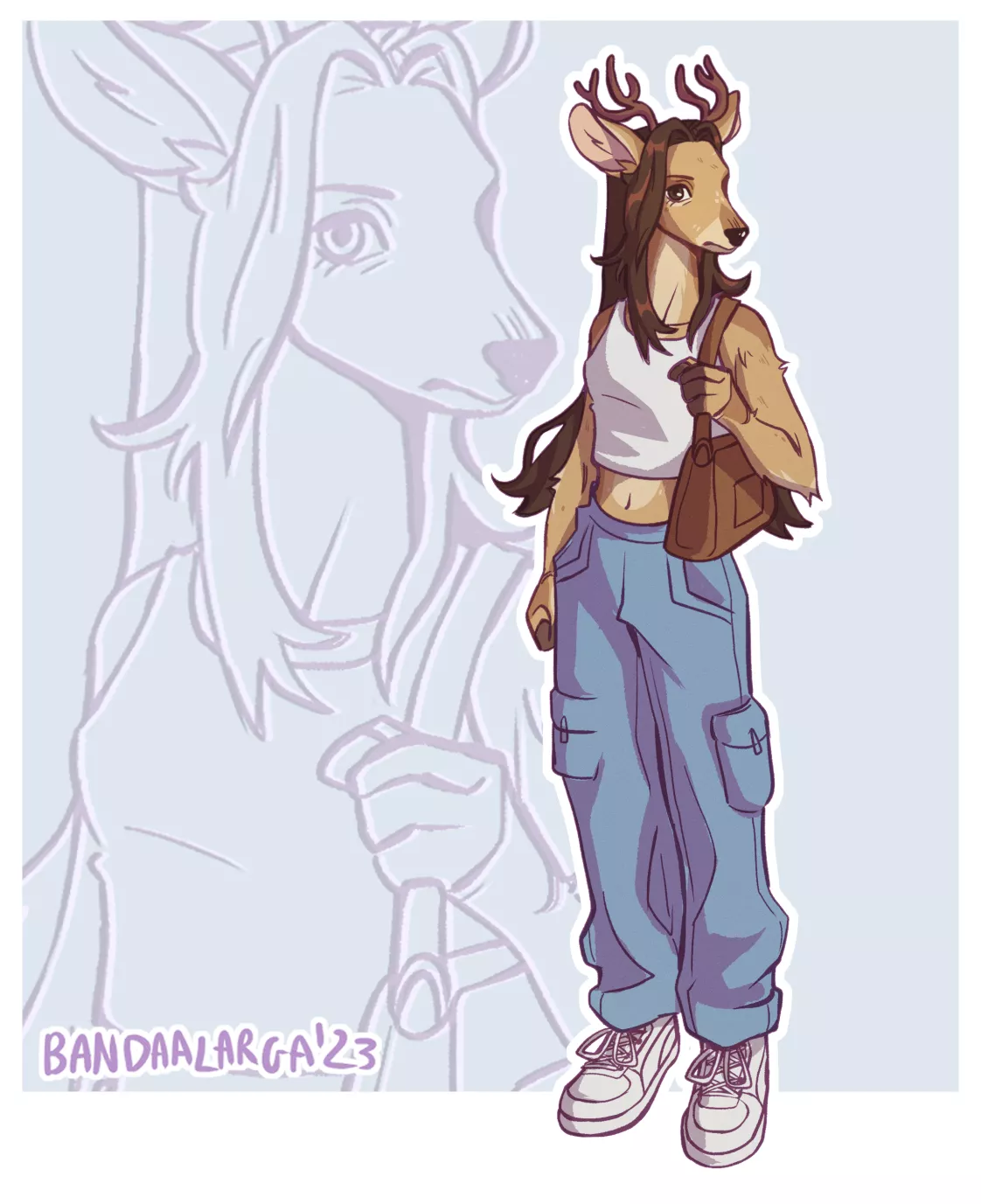 I recently tried drawing a furry for the first time and today I made a fursona of my sister. Hope you like it