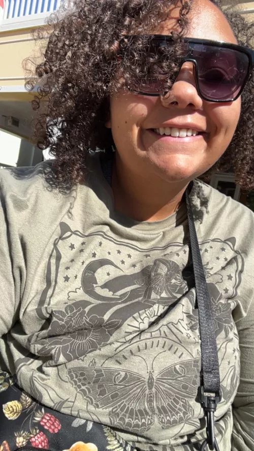 I was enjoying the sunshine