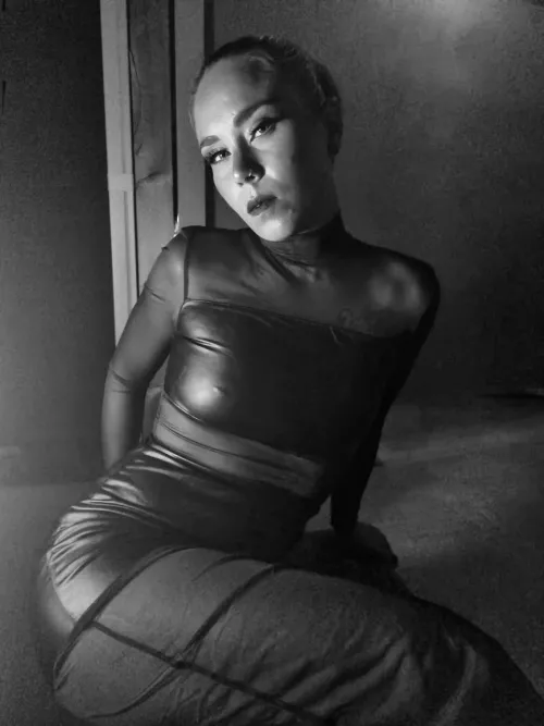 Leather and Mesh make me feel dominant and sexy