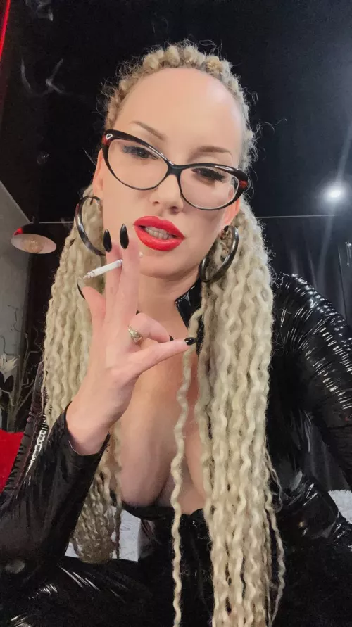 Morning starts with a cigarette