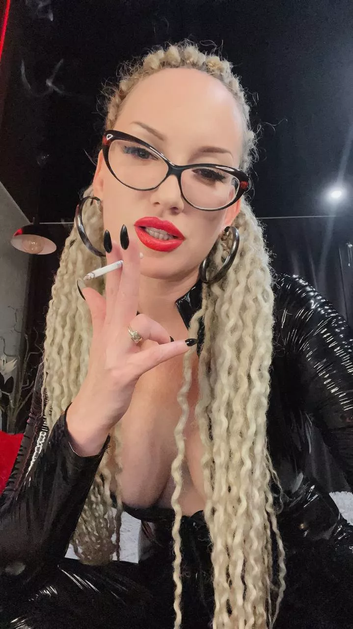 Morning starts with a cigarette