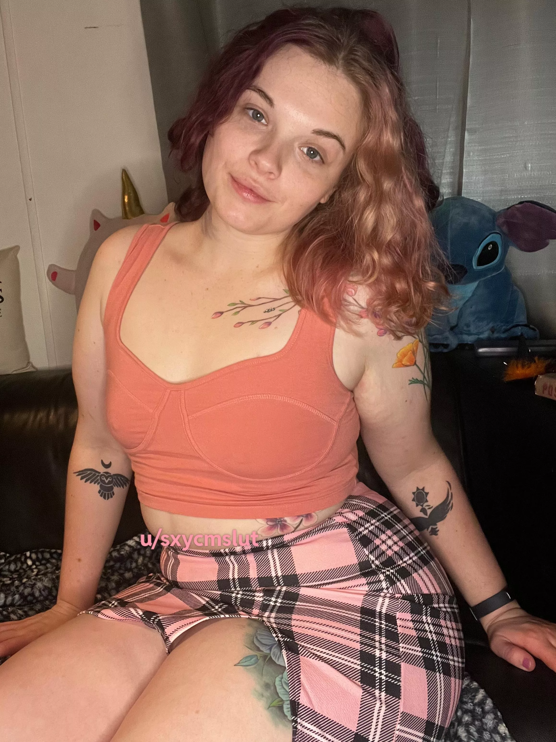 My skirt rides up a bit high when I sit